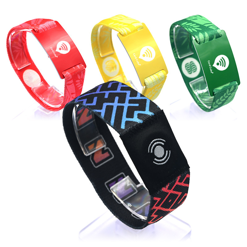 RFID松紧腕带定做厂家IC松紧手环工厂3