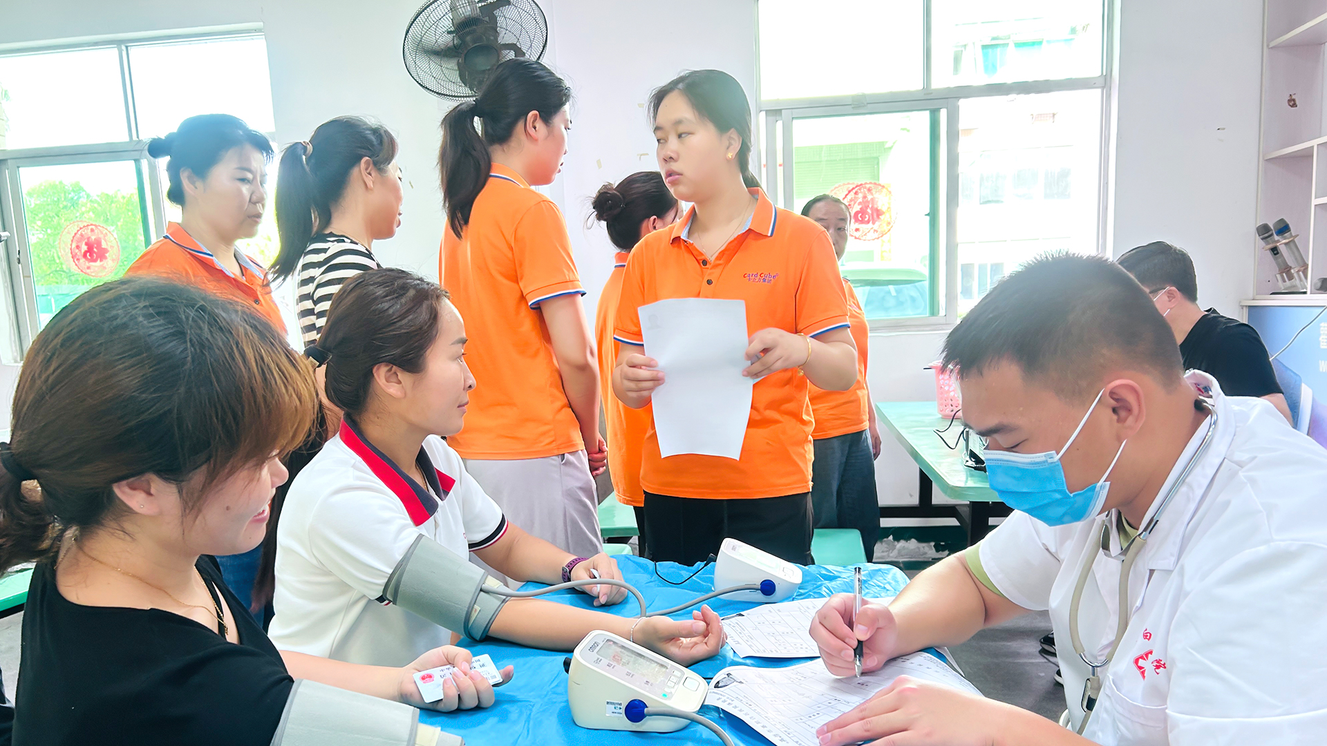 关爱员工康健 护航幸福未来 88858cc永利集团RFID智能卡工厂开展2025年员工康健体检活动